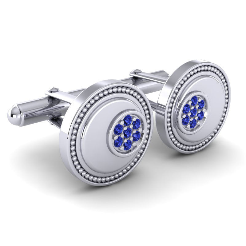 Blue Sapphire Cufflinks
