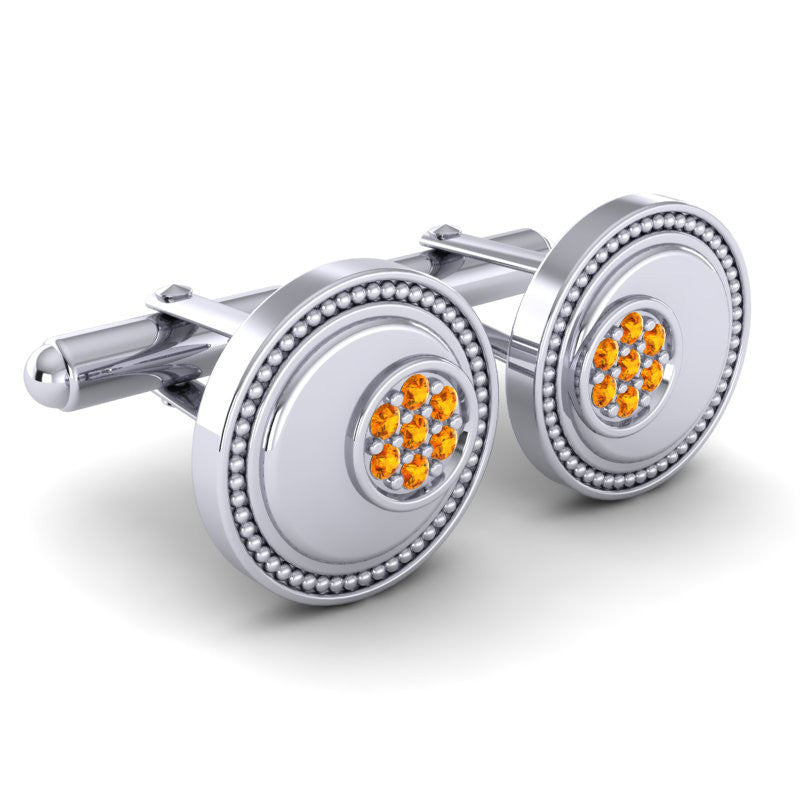 Citrine Cufflinks