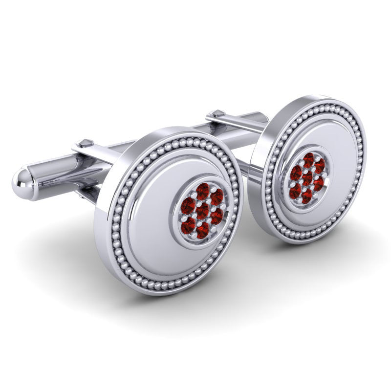 Garnet Cufflinks