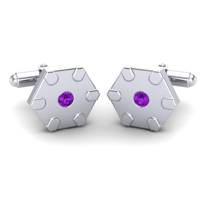 Amethyst Cufflinks