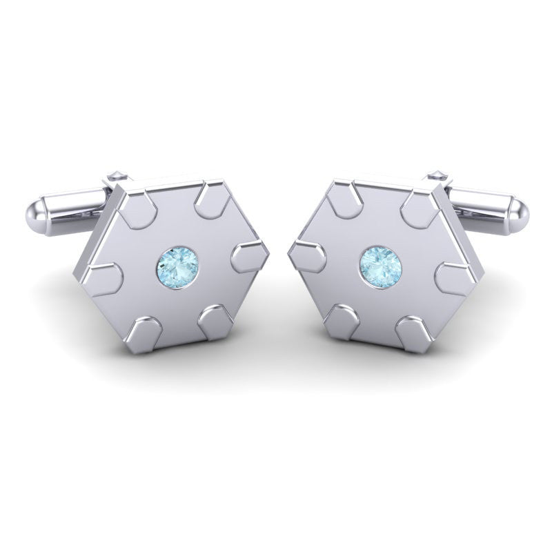 Aquamarine Cufflinks