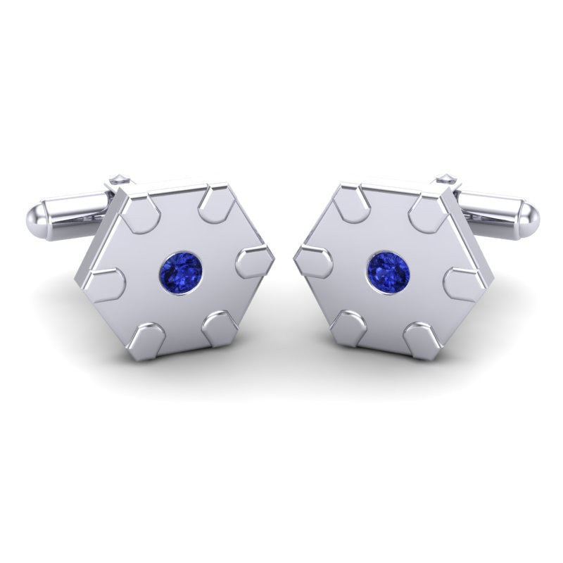 Blue Sapphire Cufflinks