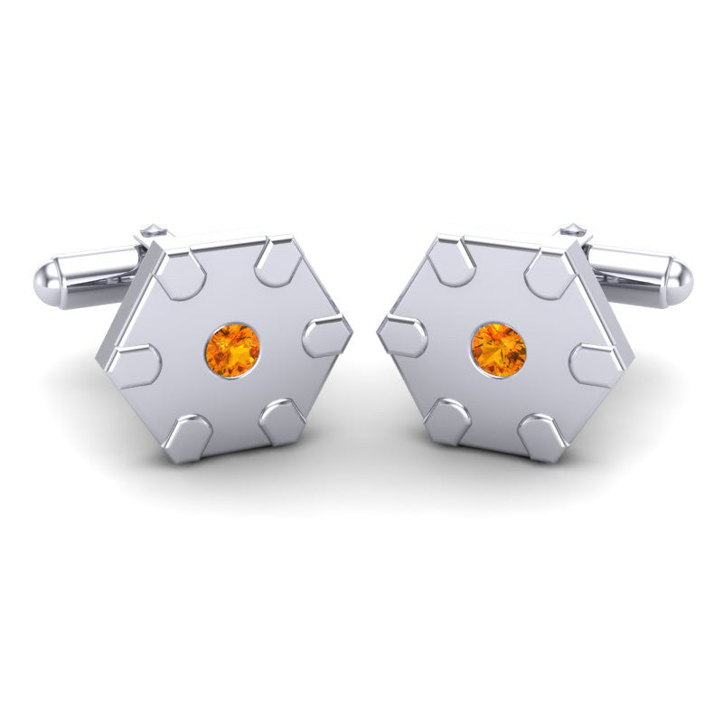 Citrine Cufflinks
