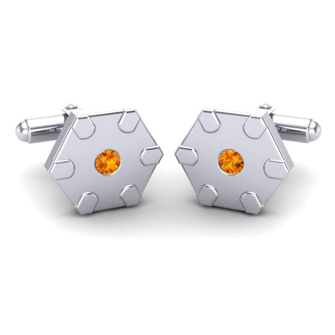 Citrine Cufflinks