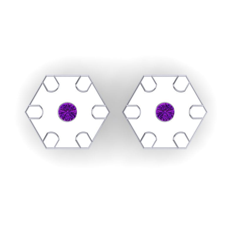 Amethyst Cufflinks