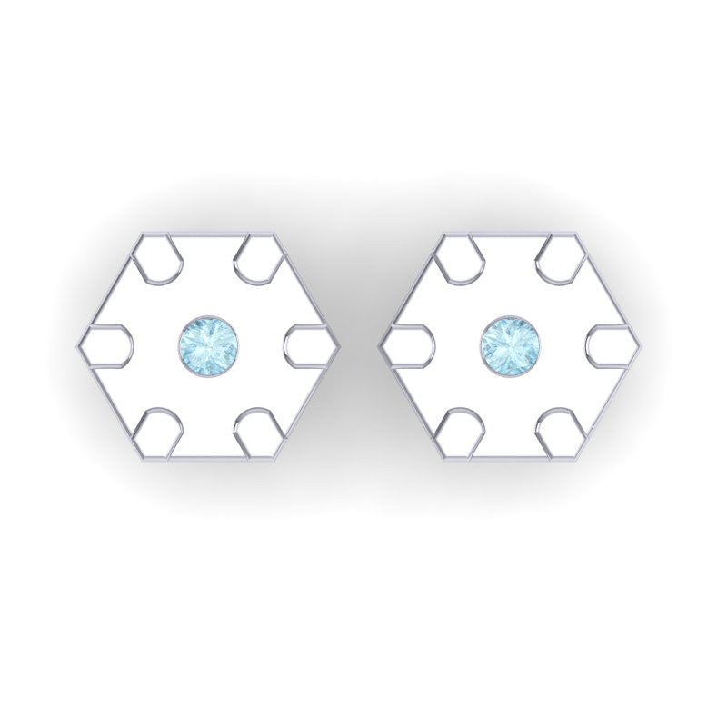 Aquamarine Cufflinks