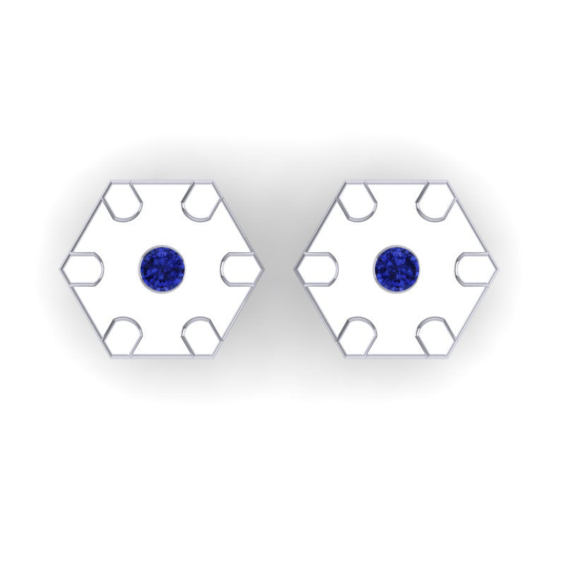 Blue Sapphire Cufflinks