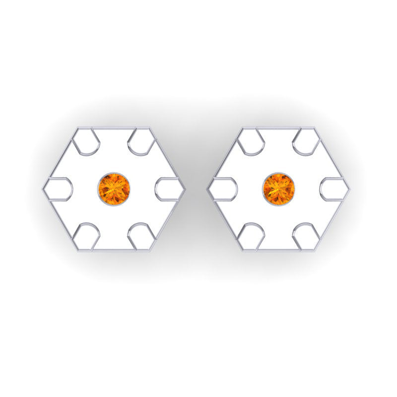 Citrine Cufflinks