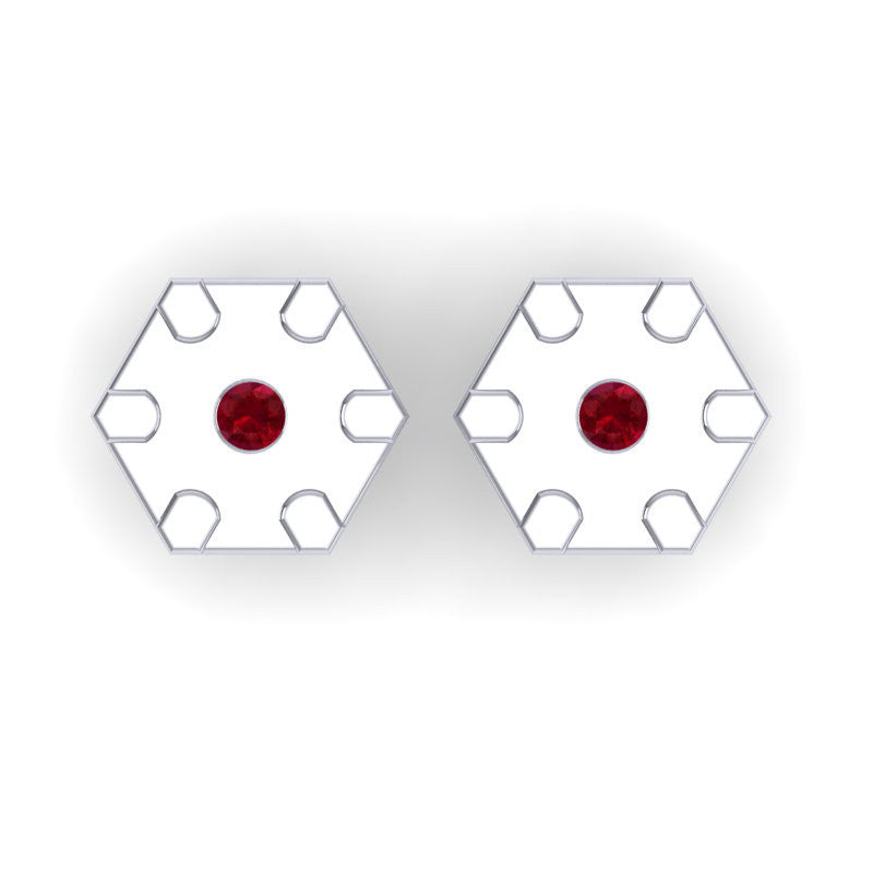 Ruby Cufflinks