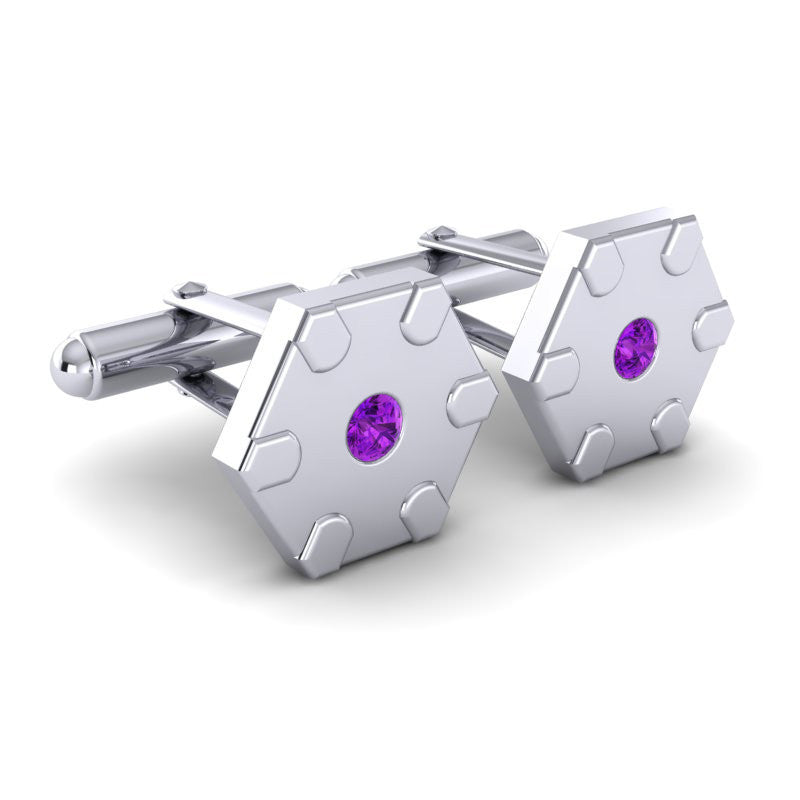 Amethyst Cufflinks