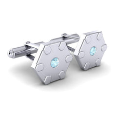 Aquamarine Cufflinks