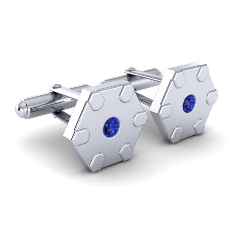 Blue Sapphire Cufflinks