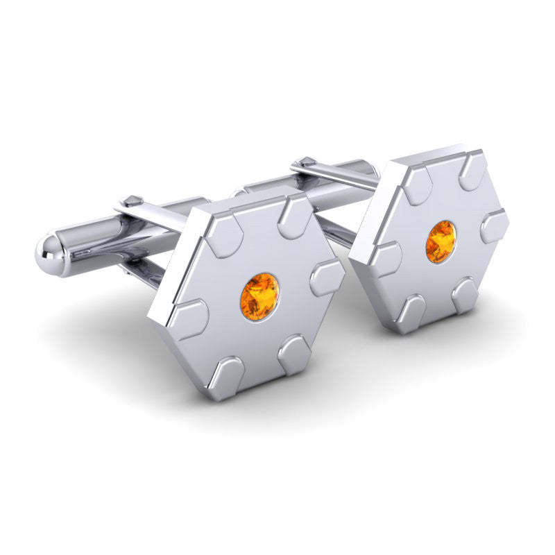 Citrine Cufflinks