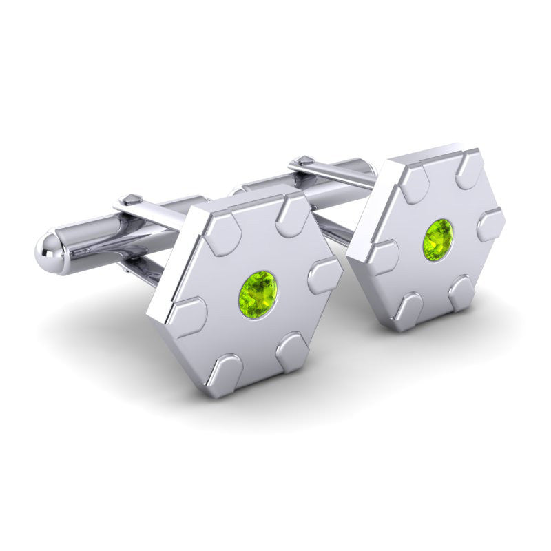 Peridot Cufflinks