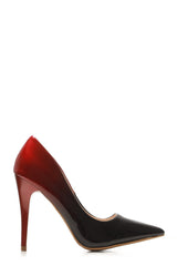 Jemma two tone pointed court shoe