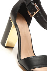 Naomi crossover ankle strap sandal