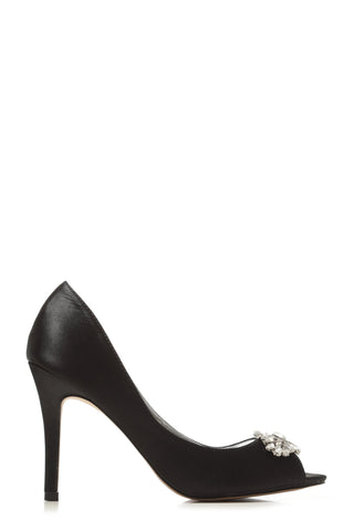 Shea shea diamante broach peep toe sandal
