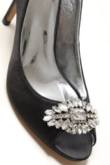 Shea shea diamante broach peep toe sandal