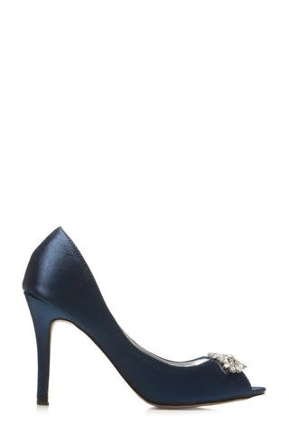 Shea shea diamante broach peep toe sandal