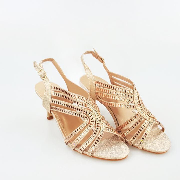 Enna strappy open toe jewel sandal