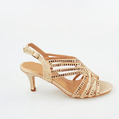 Enna strappy open toe jewel sandal