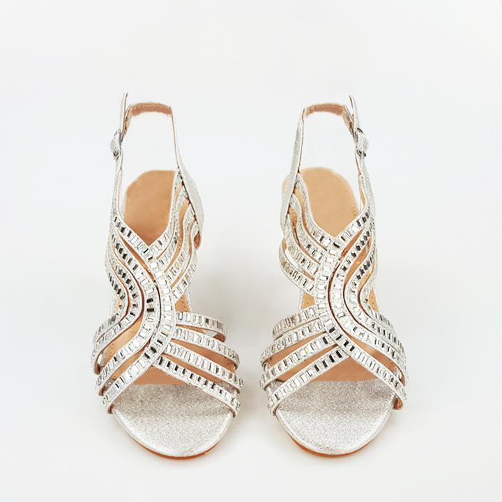 Enna strappy open toe jewel sandal