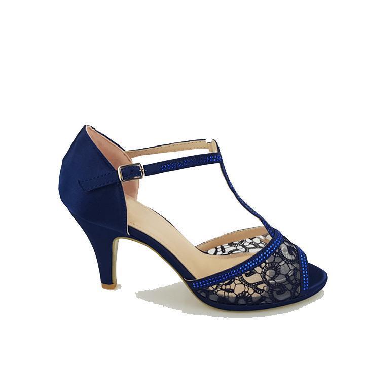 Letty t-bar twist peep toe sandal