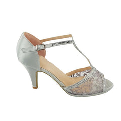 Letty t-bar twist peep toe sandal