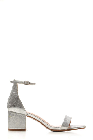 Karley barely there ankle strap block heel sandal
