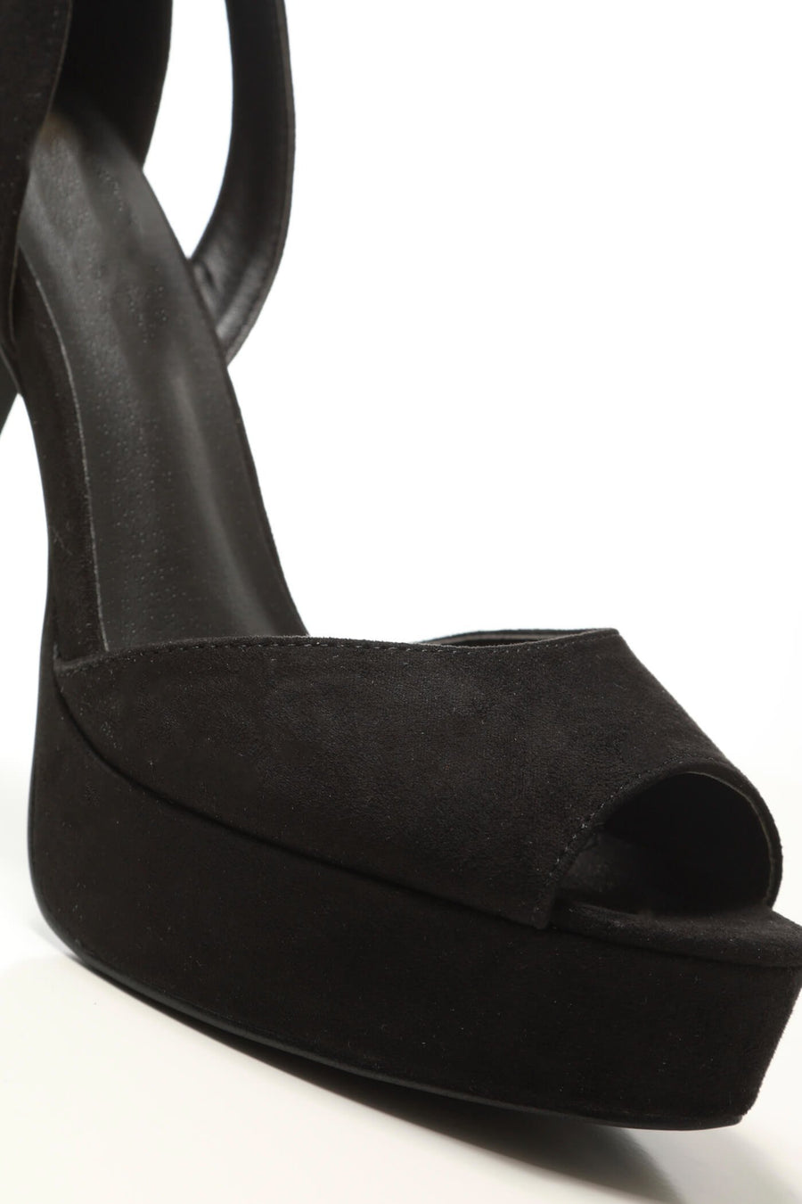Hayley ankle strap peep toe platform sandals