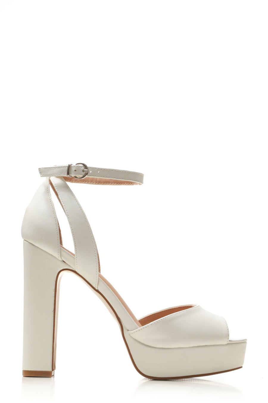 Hayley ankle strap peep toe platform sandals