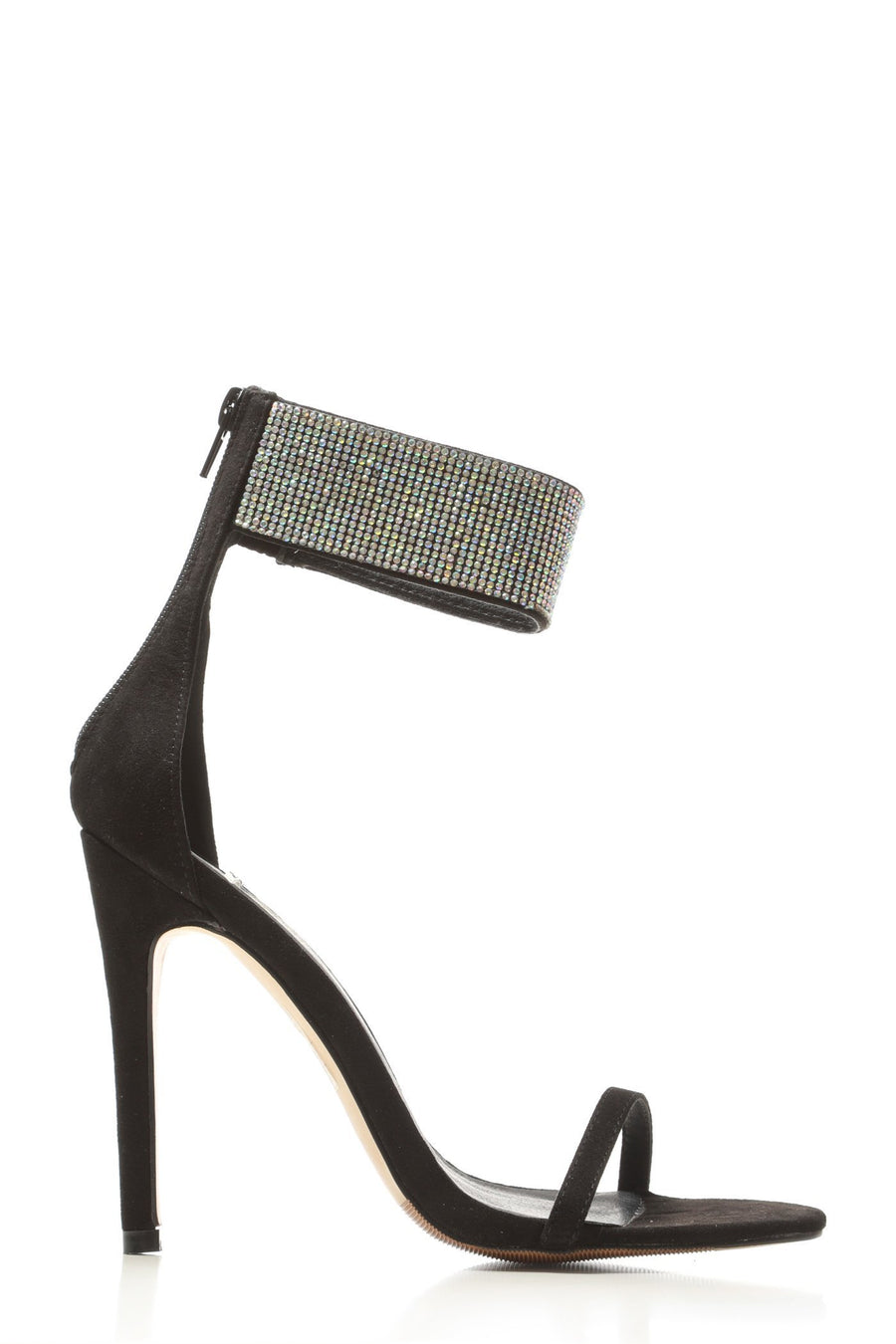 Carmel diamante band ankle strap sandal