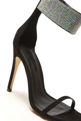 Carmel diamante band ankle strap sandal