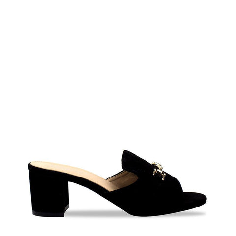 Kaia chunky heel slip on mule