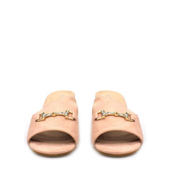 Kaia chunky heel slip on mule