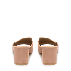 Kaia chunky heel slip on mule