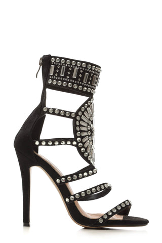 Lexi gladiator diamante & gems sandal