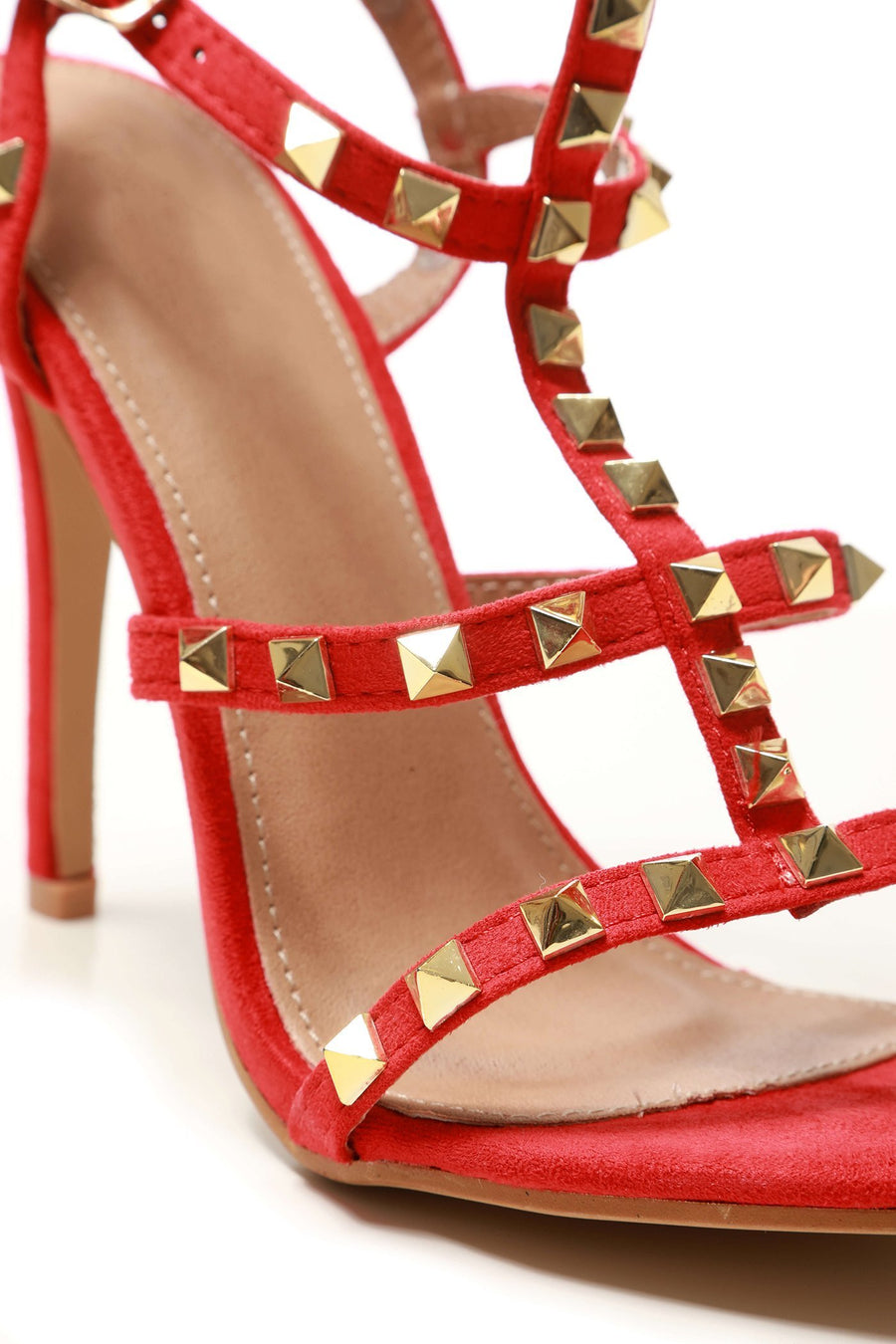 Leila rockstud anklestrap sandal