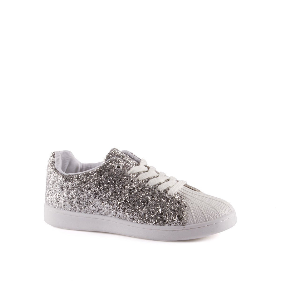 EMMA lace up padded collar trainer