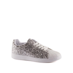 EMMA lace up padded collar trainer