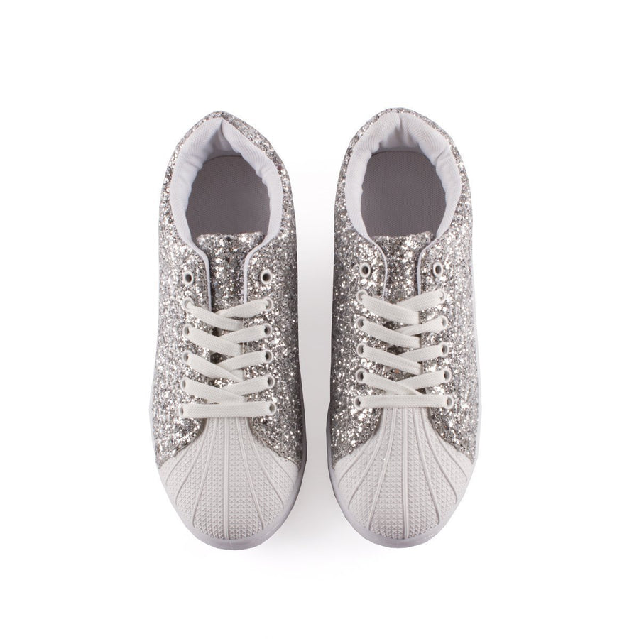 EMMA lace up padded collar trainer
