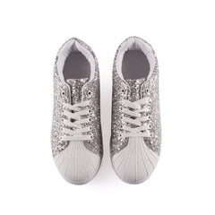 EMMA lace up padded collar trainer