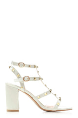 Abigail ankle strap with studs sandal