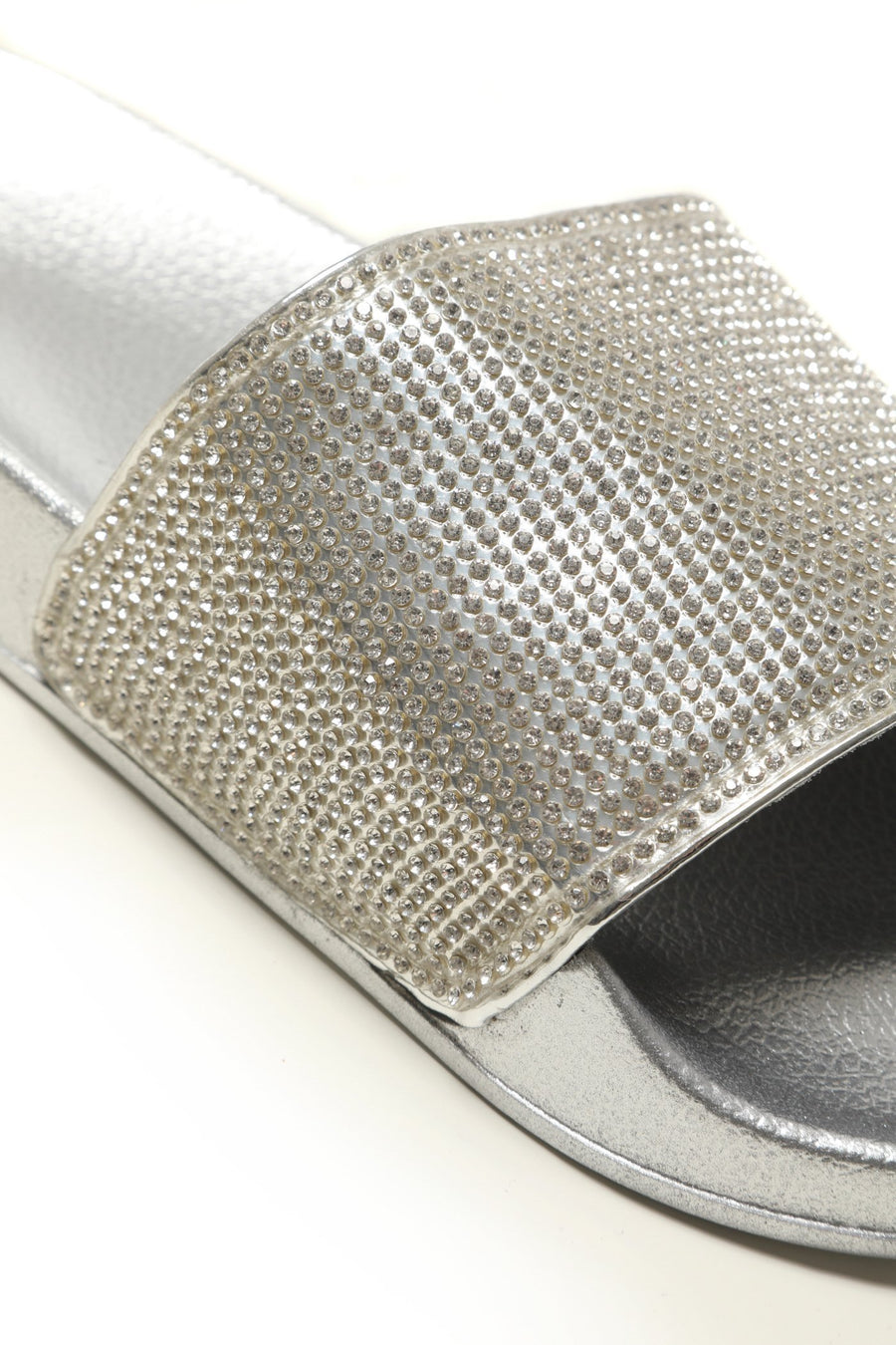 Tammy diamante trim slip on mule