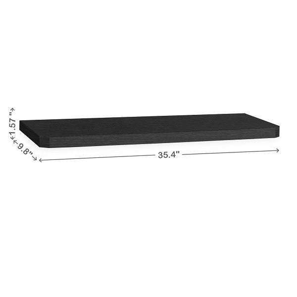 Uniq Wall Shelf 36", Black