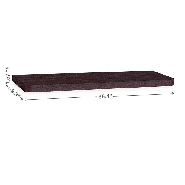 Uniq Wall Shelf 36", Espresso