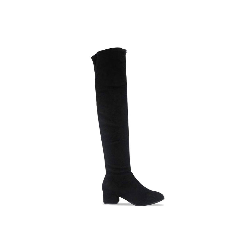 BLACK SUEDETTE