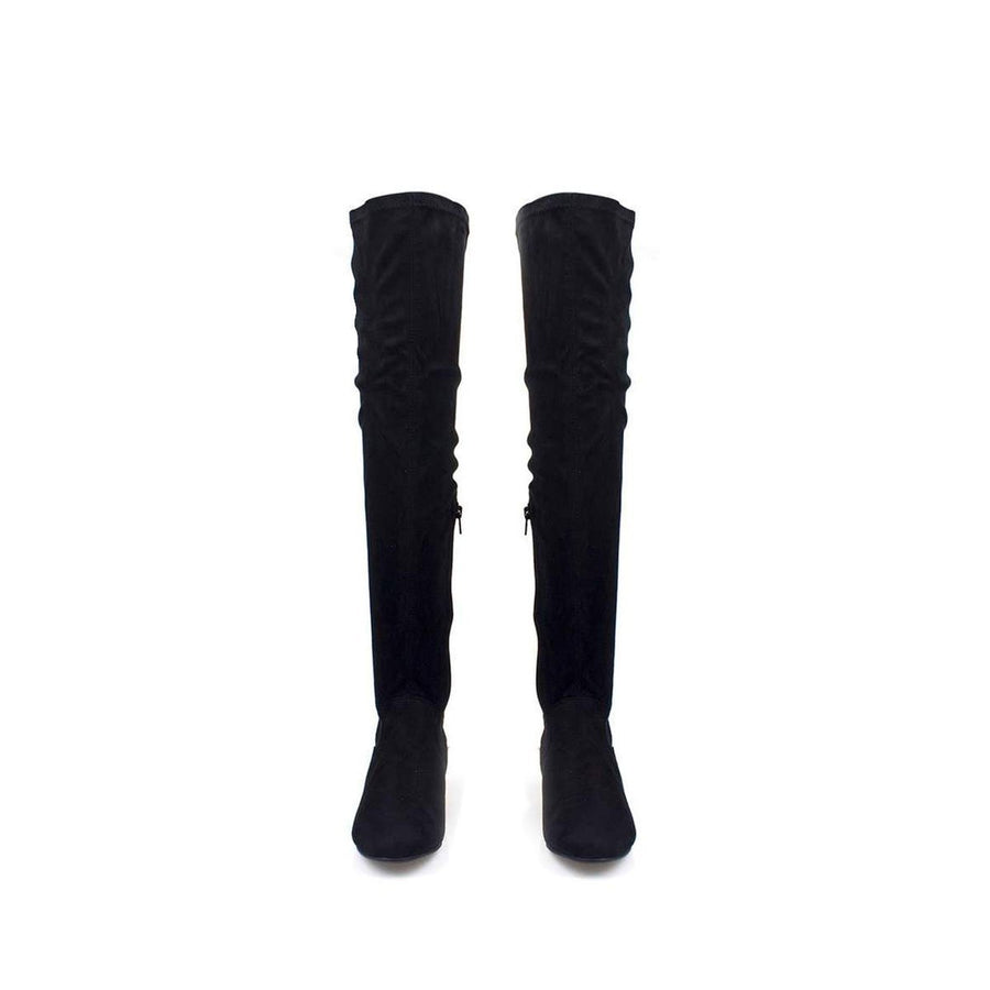 BLACK SUEDETTE