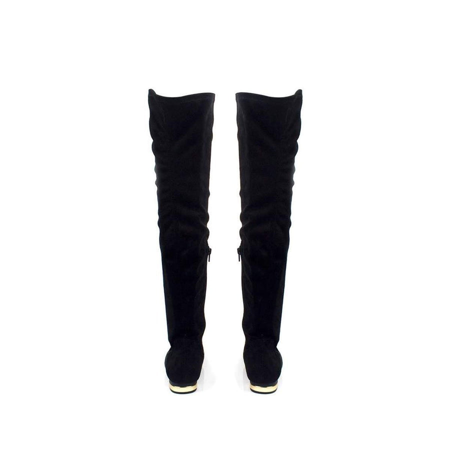 BLACK SUEDETTE