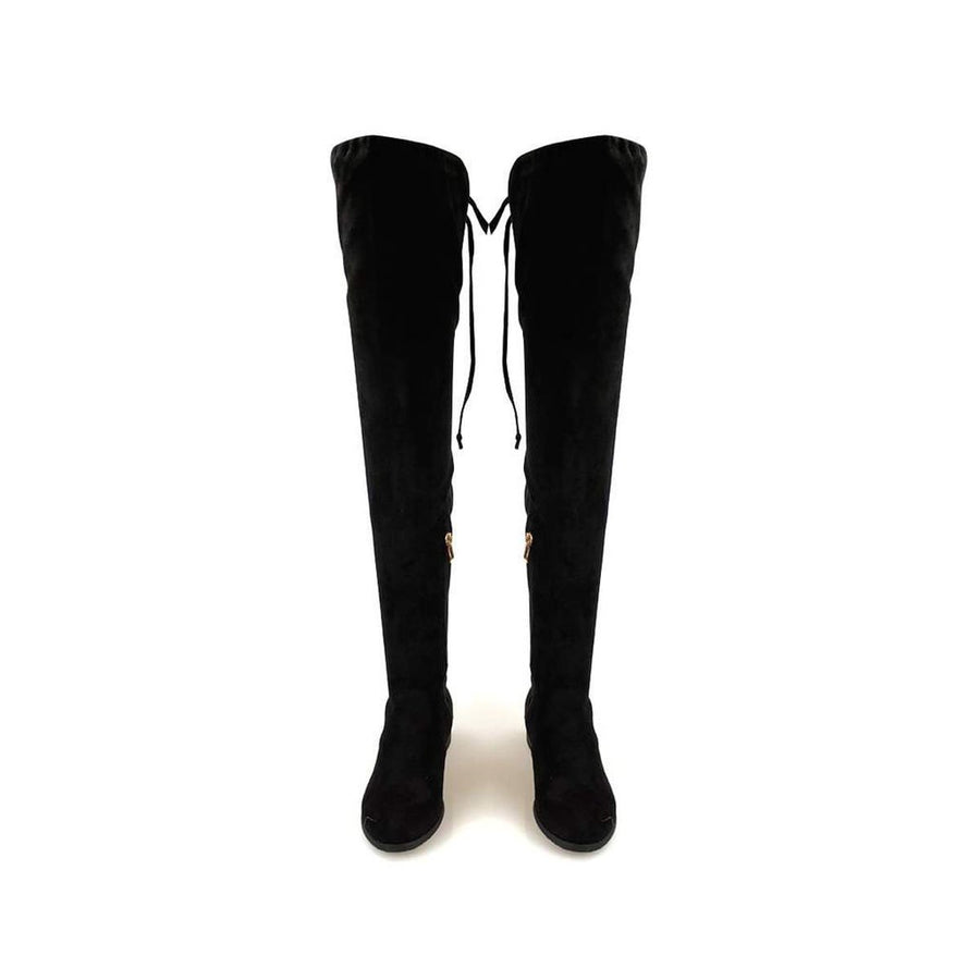 BLACK SUEDETTE